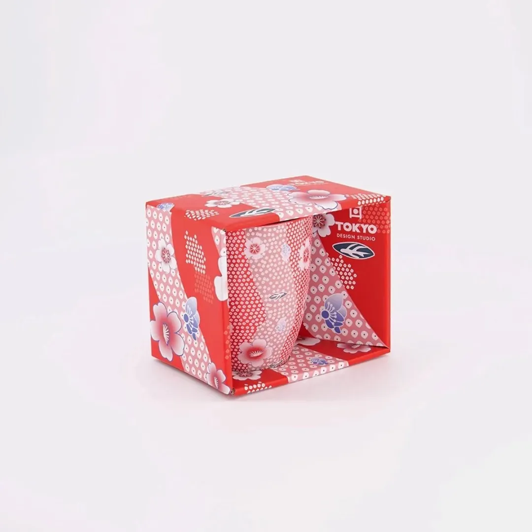 Tokyo Design Studio Kawaii Flower Mok 21172 - 300ml - Rood