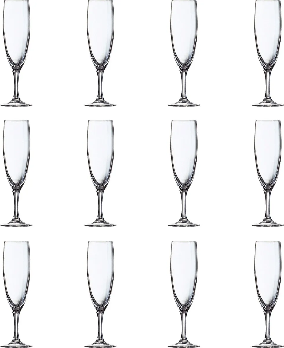 Arcoroc Elegance Champagneglas 17cl - 12 Stuks