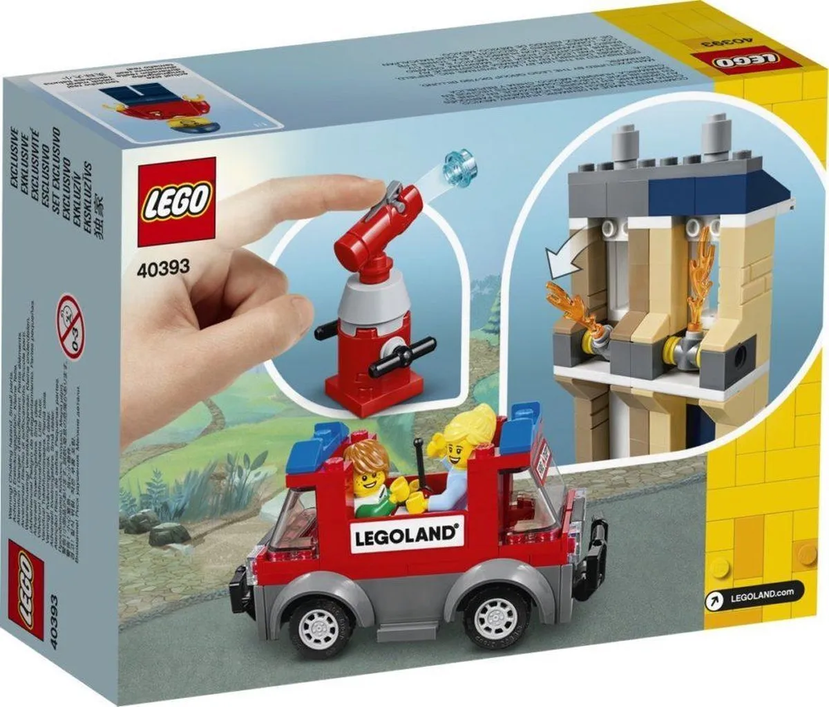 LEGO Legoland Brandweerschool 221 Stukken - 3 Minifiguren