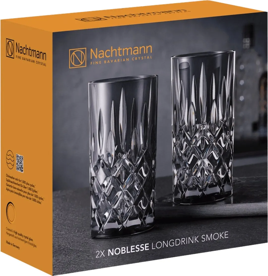 Nachtmann Noblesse Longdrinkglas 39,5cl Smoke - 2 Stuks