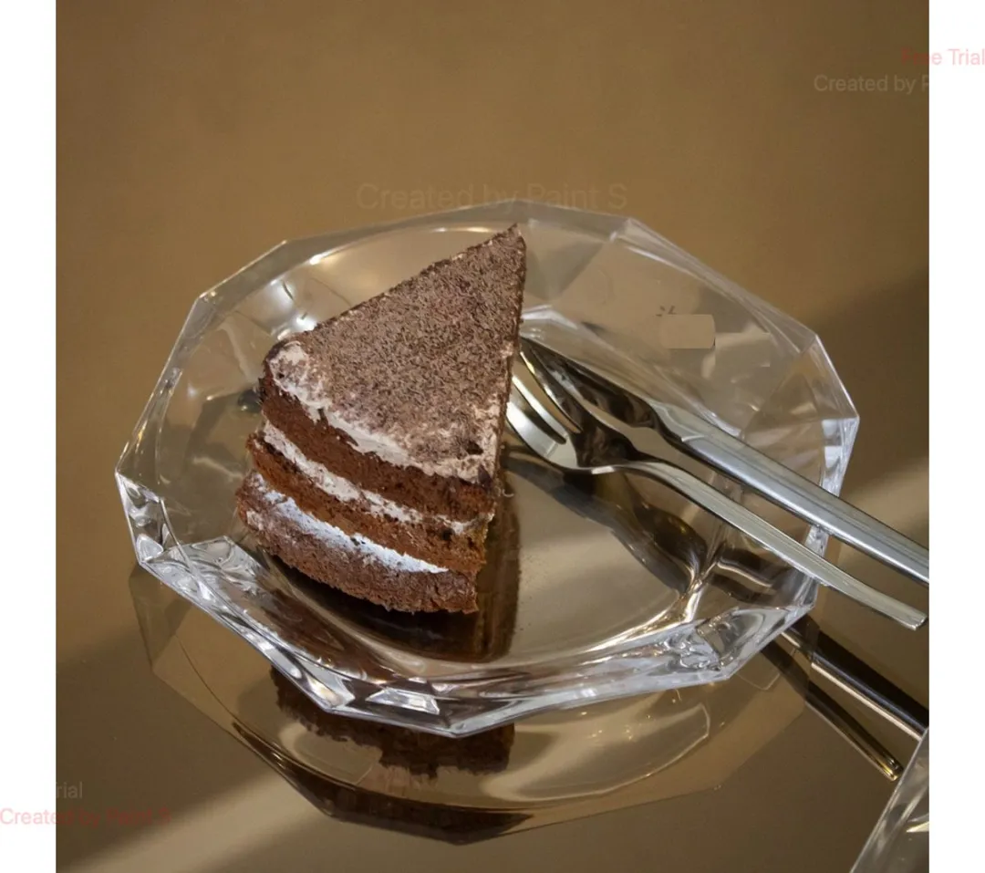 Pasabahce Reflection 68217 Dessertborden - 6 Stuks - 177mm - Transparant