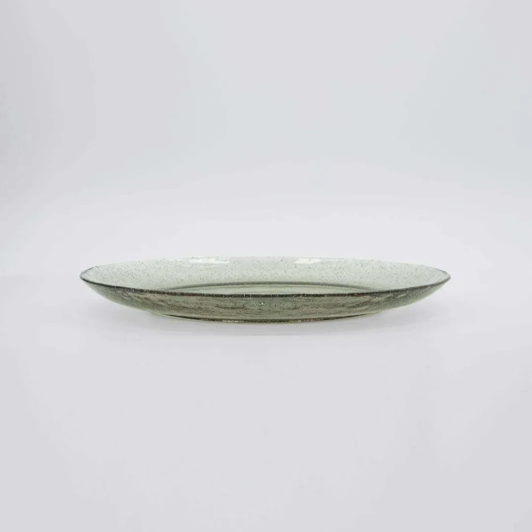 House Doctor Bord Rain Groen Glas 27cm - 2 Stuks - afbeelding 6 van 6