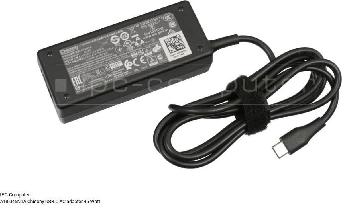 ASUS Chicony A18-045N1A USB-C Voeding 45W - Zwart
