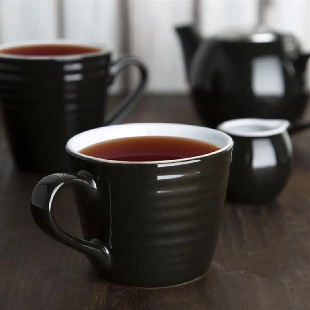 Olympia CU960 Cafe Aroma Mok - 230ml - 6 Stuks - Zwart