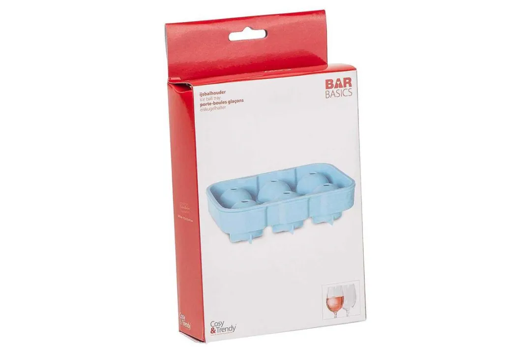 Cosy&Trendy IJsblokvorm 6x XL Ballen - Siliconen - Blauw