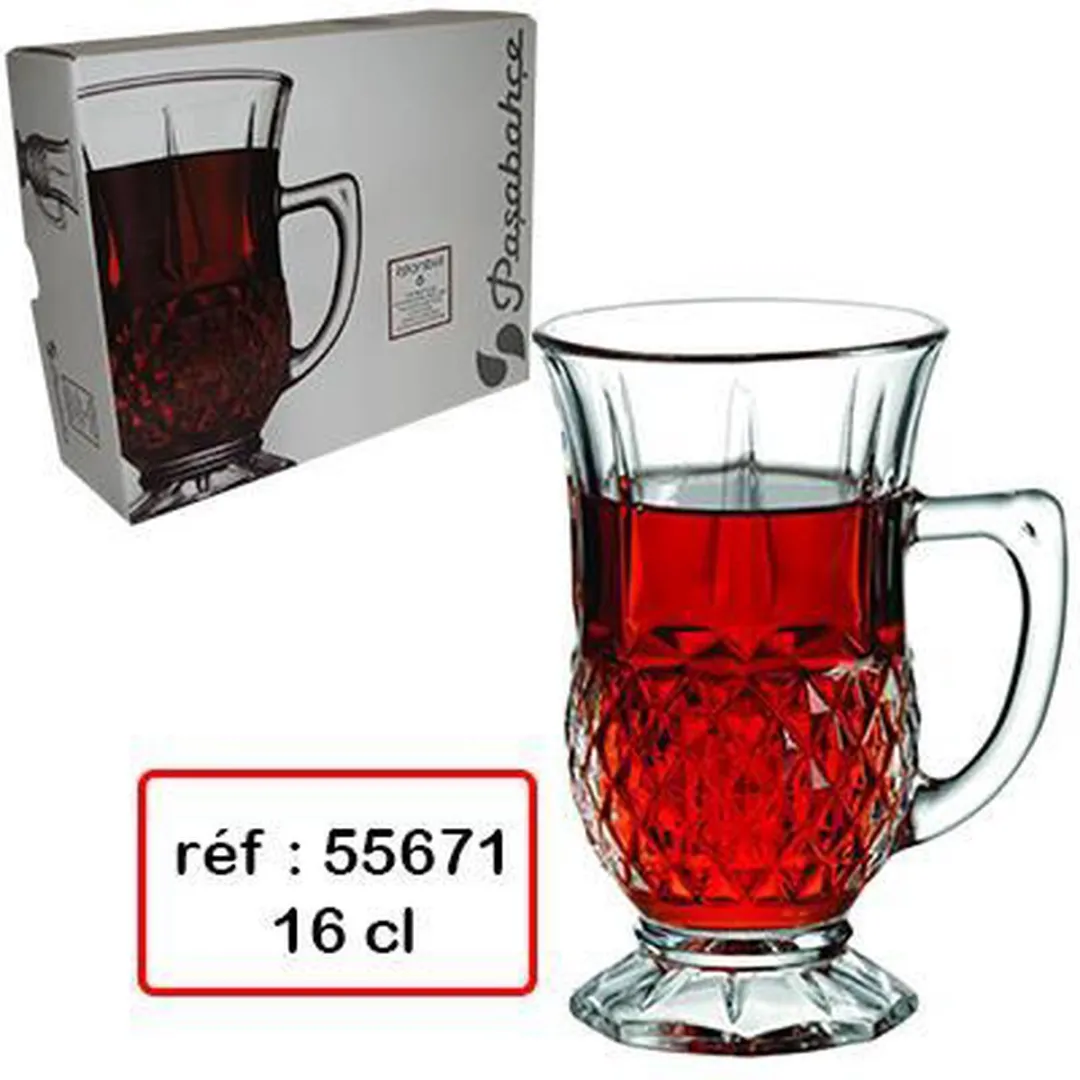 Pasabahce Istanbul Glazen 160ml - Set van 6