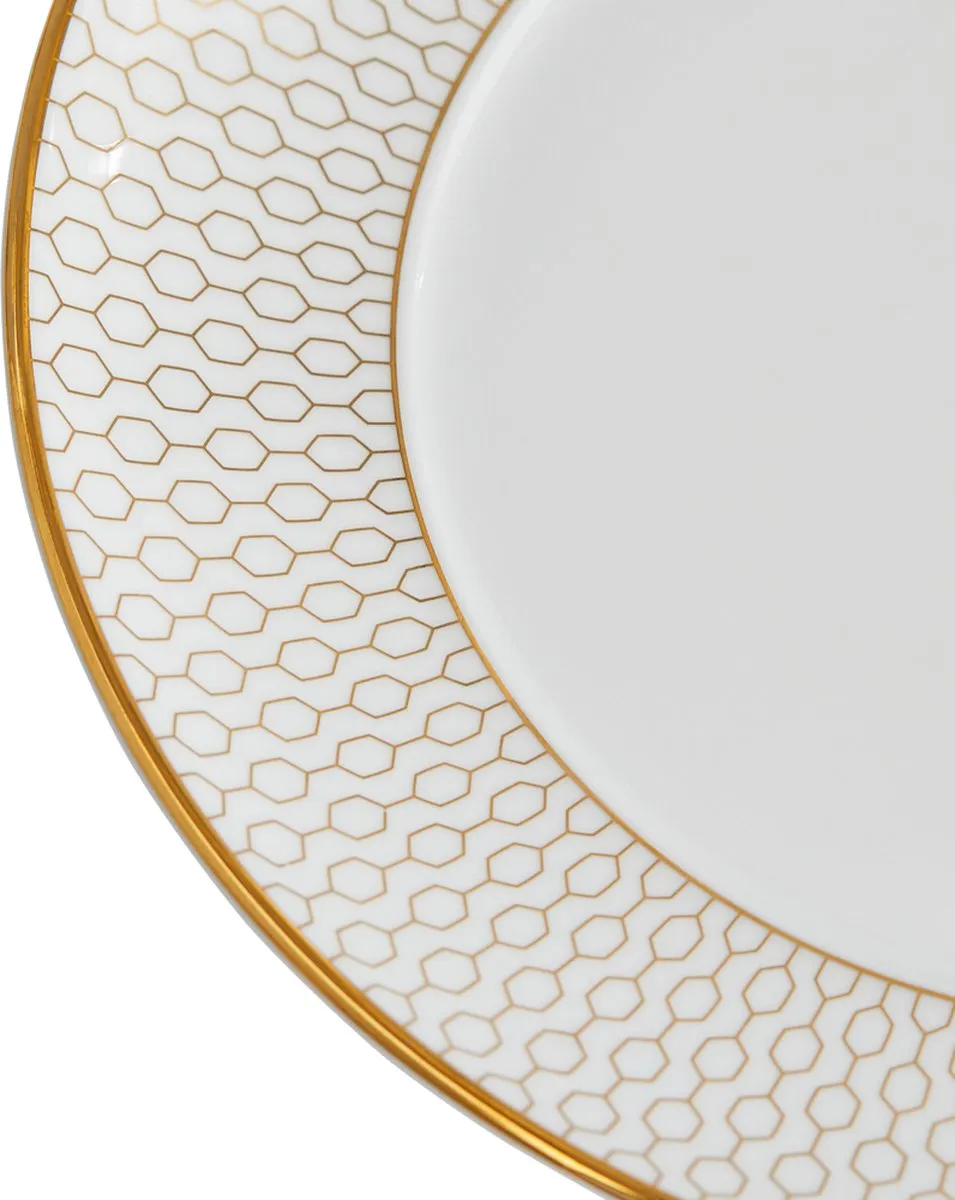 Wedgwood Arris Ontbijtbord - 20 cm - Wit
