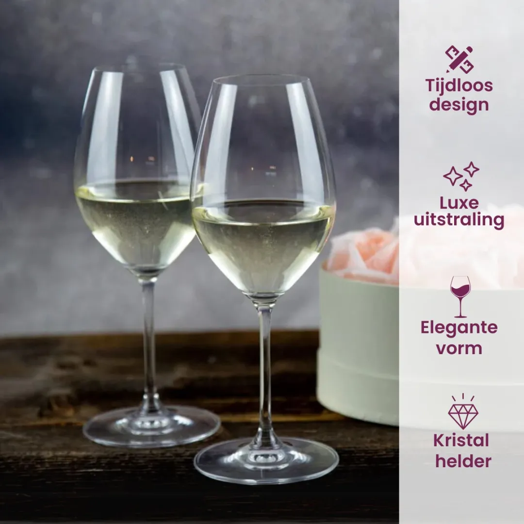 Riedel Vinum Chablis Wijnglazen - 8 Stuks