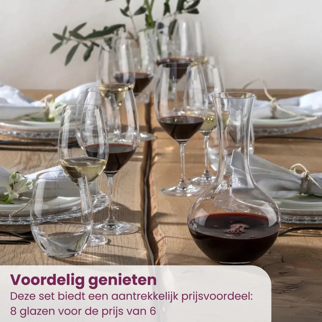 Riedel Vinum Chablis Wijnglazen - 8 Stuks