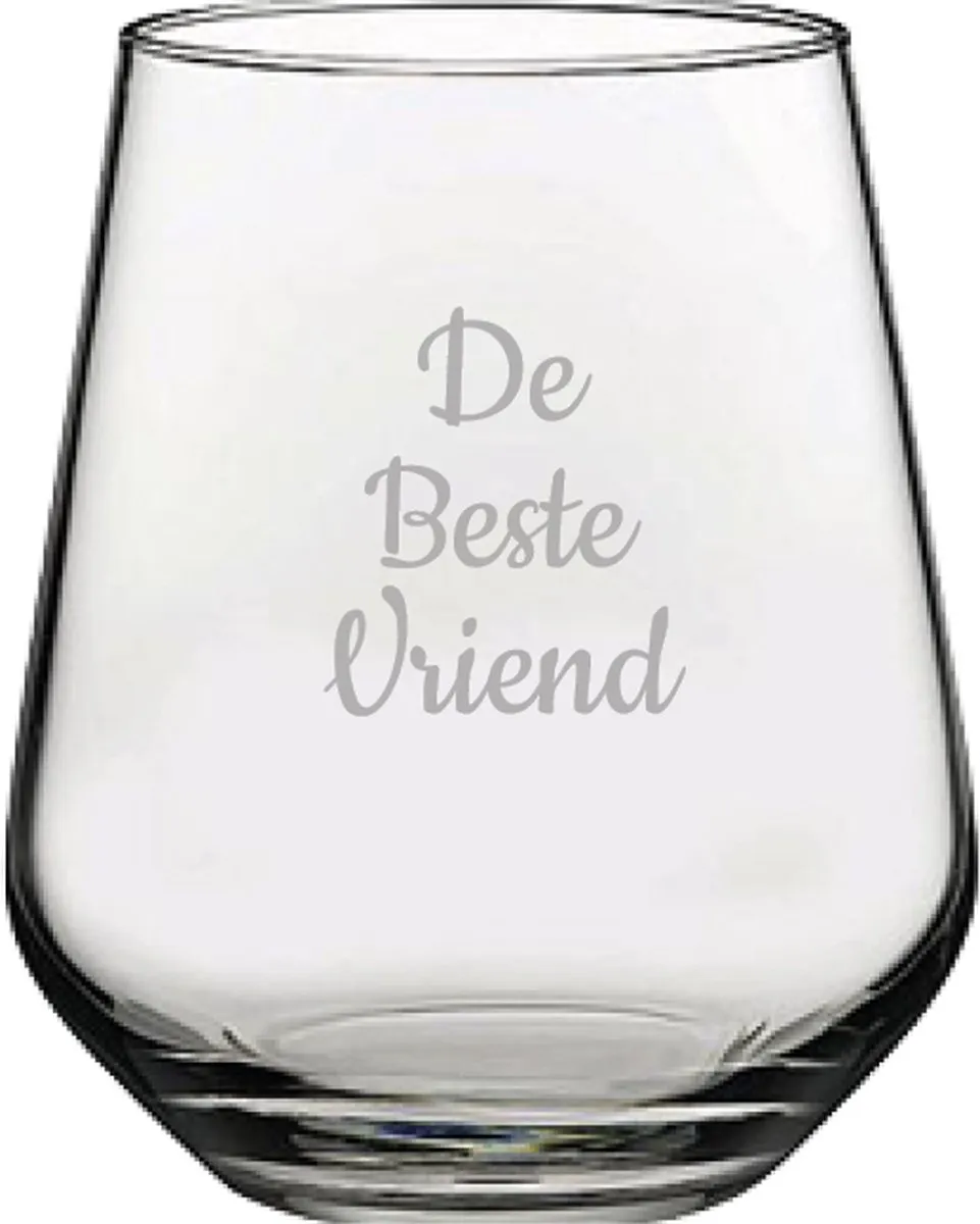 Pasabahce Gegraveerd Drinkglas 42,5cl Beste Vriend
