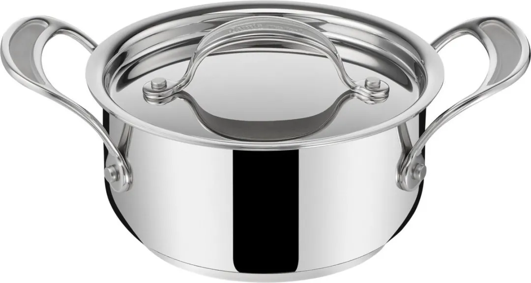 Jamie Oliver by Tefal Cook's Classic - Pannenset - 4-delig - Met Deksel - Inductie - RVS - Geschikt voor alle warmtebronnen