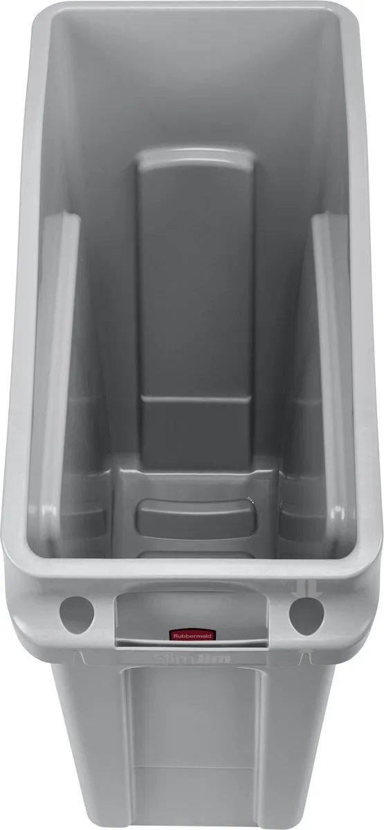 Rubbermaid Slim Jim FC924 Afvalbak - 49L Grijs