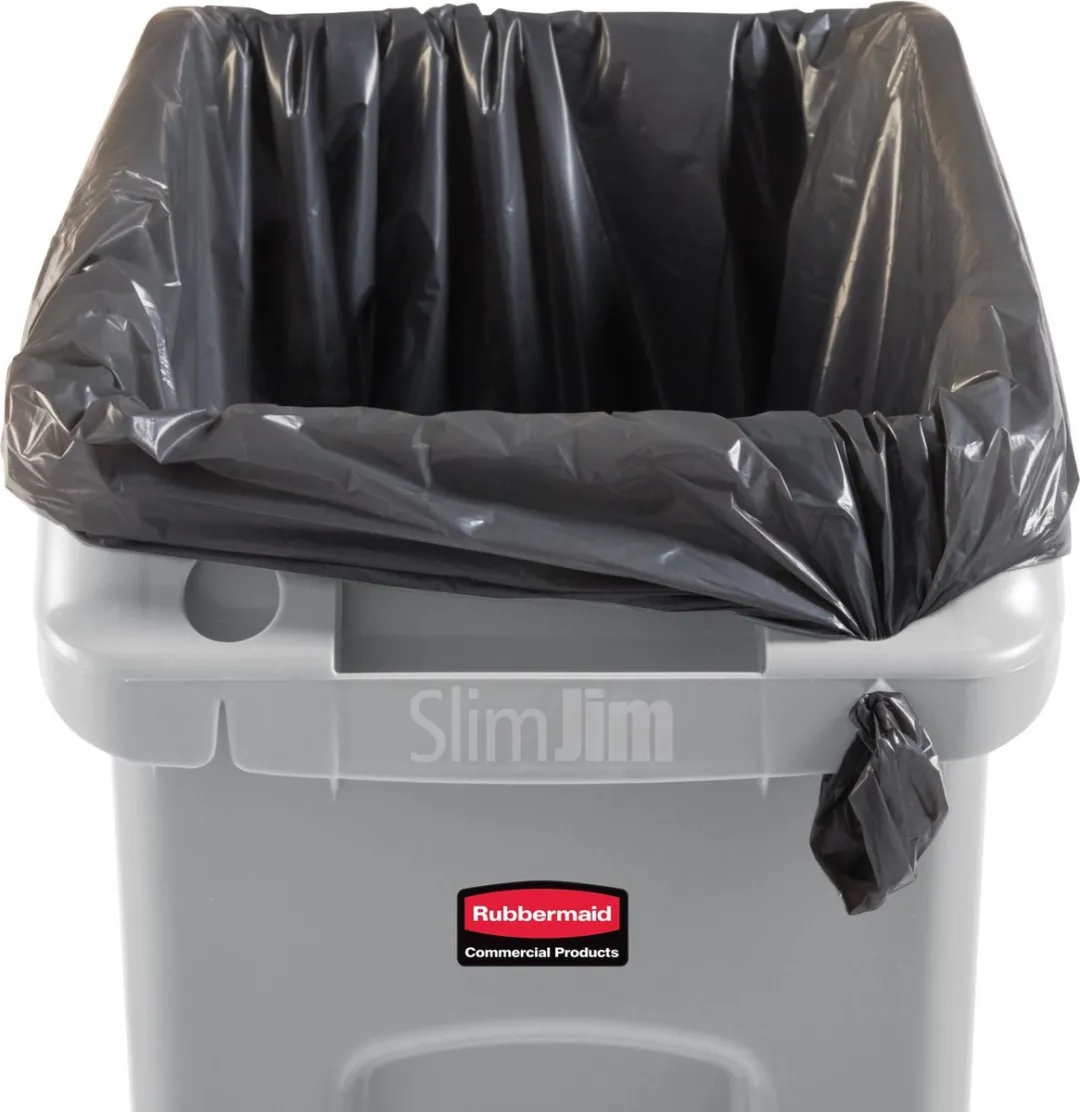 Rubbermaid Slim Jim FC924 Afvalbak - 49L Grijs