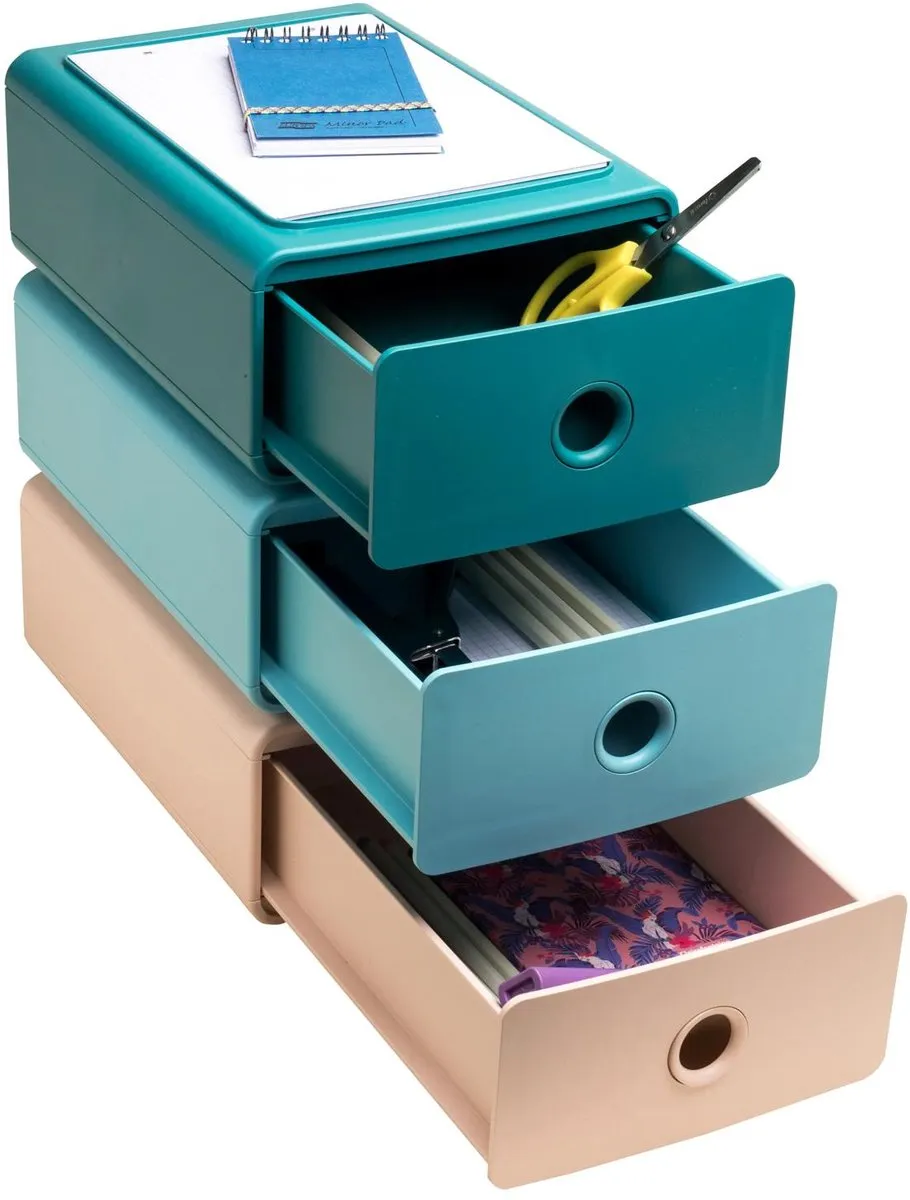 Exacompta Tiny Box 1 Lade Nude - 3 Stuks