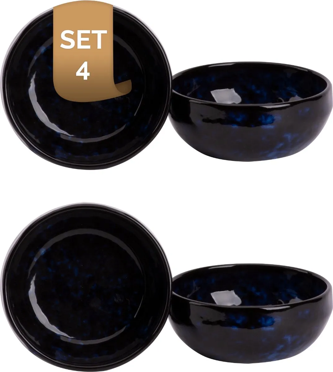 Palmer Bama Blue Schaal 4 Stuks
