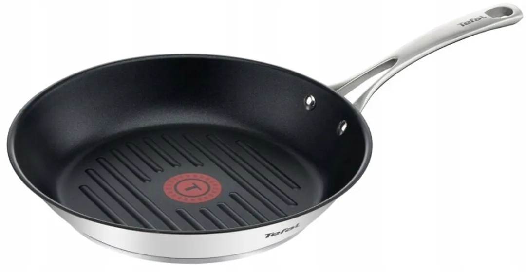 Tefal Evercook Grillpan 26cm - Inductie - Zilver - afbeelding 3 van 5