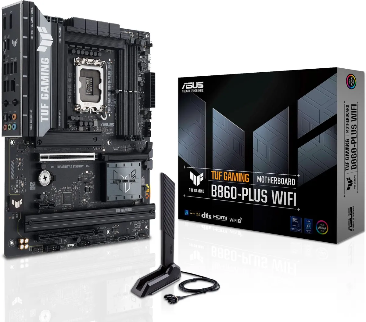 ASUS TUF GAMING B860-PLUS WIFI Moederbord - ATX - Intel B860
