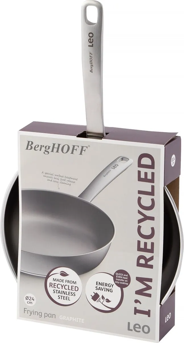 BergHOFF LEO Braadpan - Ø24cm - 2L - Metaal