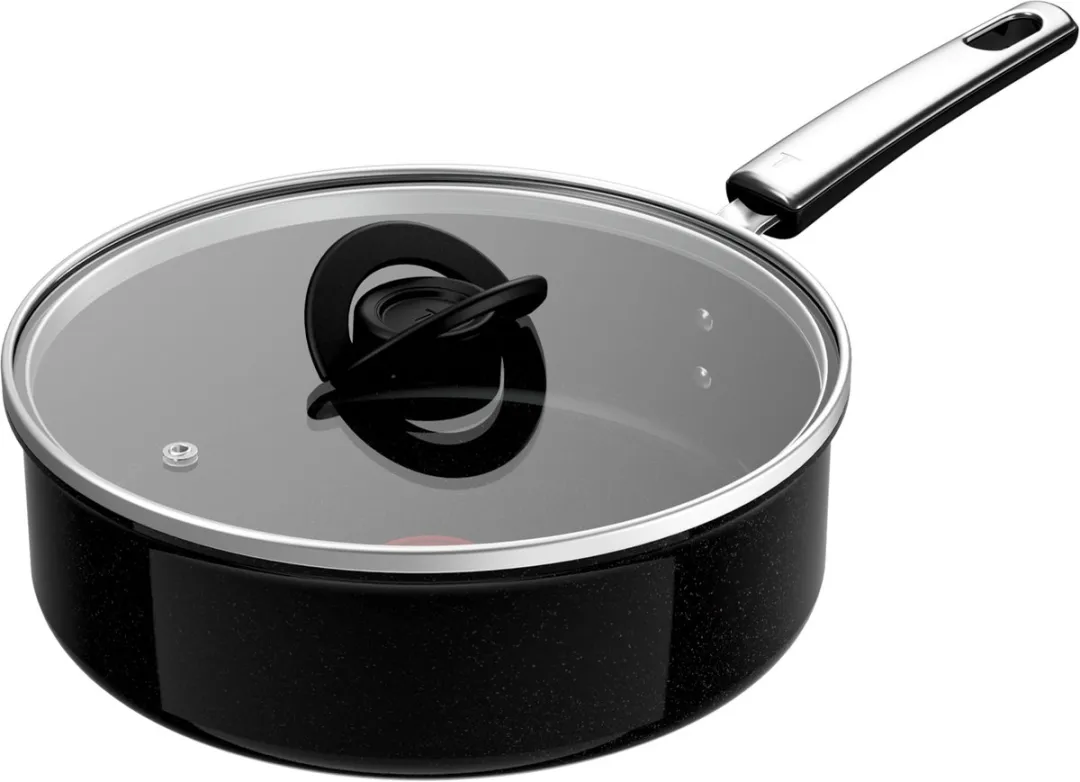 Tefal Experience Ceram G2133223 Keramische Hapjespan 24cm - Zwart