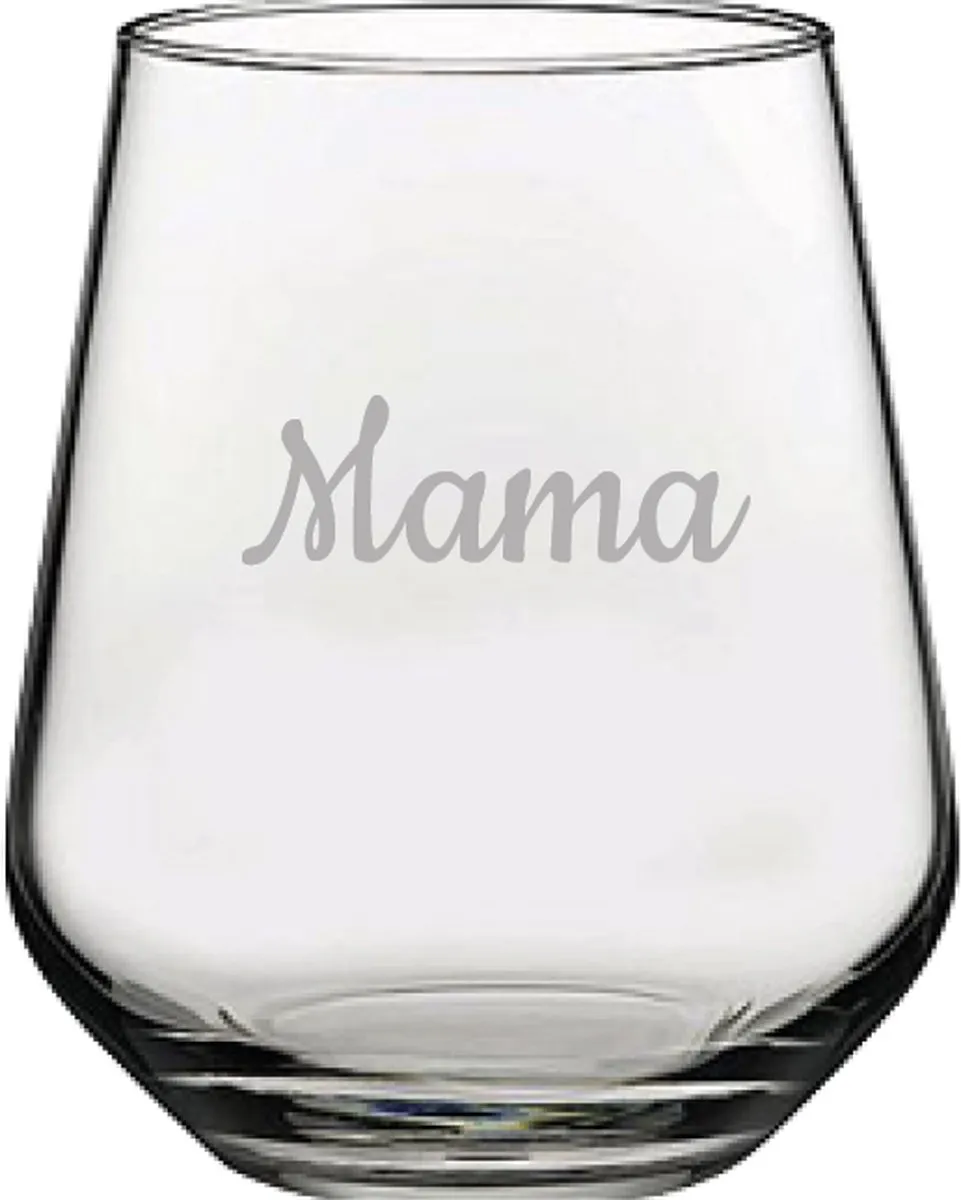 Pasabahce Gegraveerd Drinkglas Mama 42,5cl