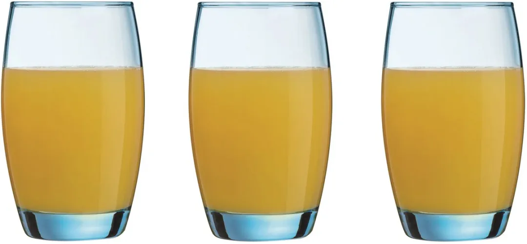 Arcoroc Waterglazen Transparant Blauw 350ml - 18 Stuks
