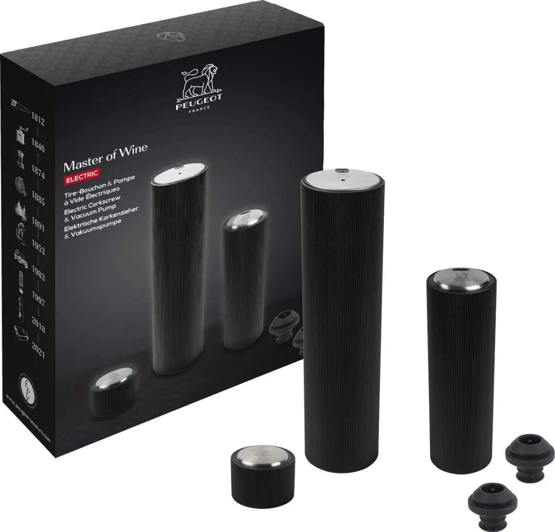 Peugeot Master of Wine Elektrische Geschenkset