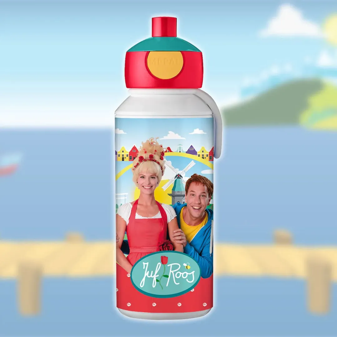 Mepal Juf Roos Drinkbeker - Lunchbox - Blauw/Rood/Geel