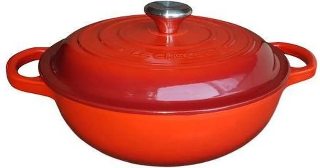 Le Creuset Koreaanse Marmite Braadpan 22cm - Kersenrood