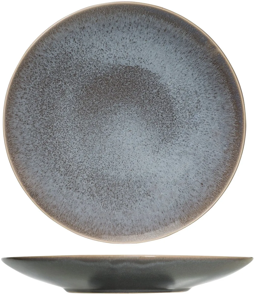 Cosy&Trendy Urban Ontbijtborden - 4 Stuks ø 22cm - Blauw/Grijs
