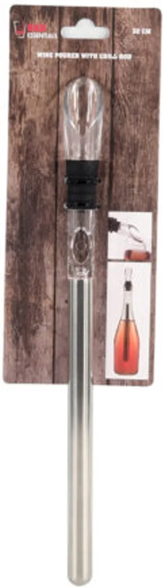 Svenska Living Wijnkoeler Staaf RVS 32cm - Zilver