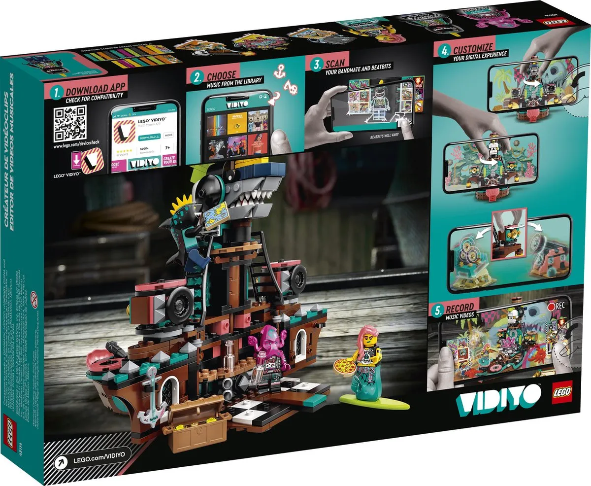 LEGO VIDIYO Punk Pirate Ship 43114 - Multikleur