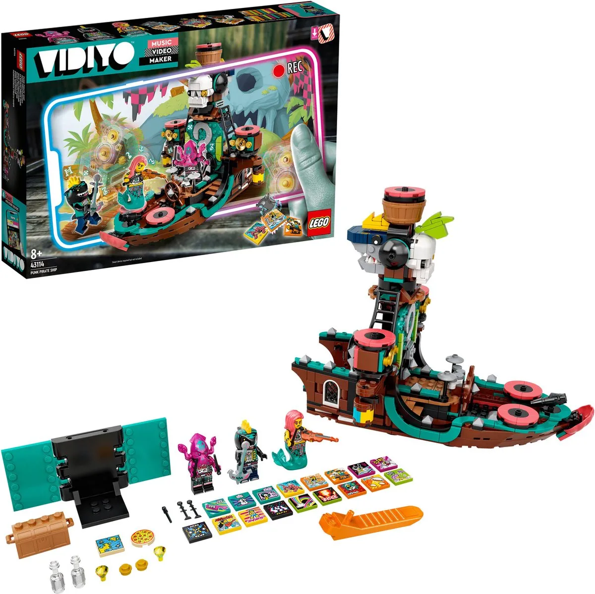 LEGO VIDIYO Punk Pirate Ship 43114 - Multikleur