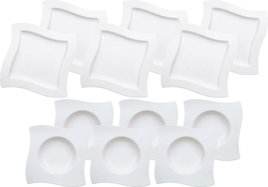 Villeroy & Boch NewWave Tafelservies 12-delig - Wit