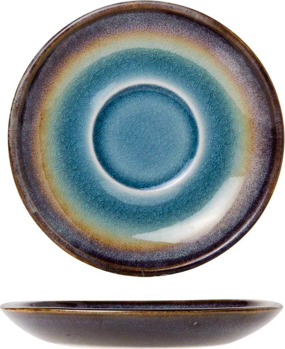 Cosy&Trendy Espresso Schotel Divino ø11.5cm - Blauw - afbeelding 3 van 4