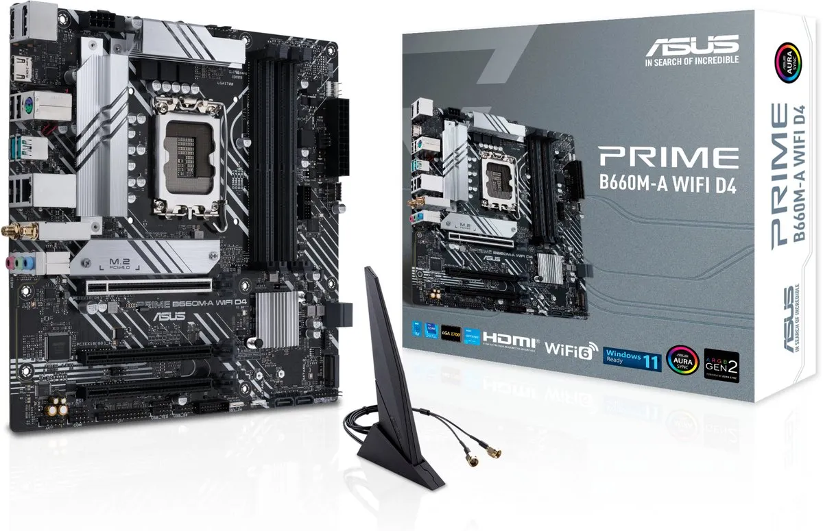 ASUS PRIME B660M-A WIFI D4 Moederbord