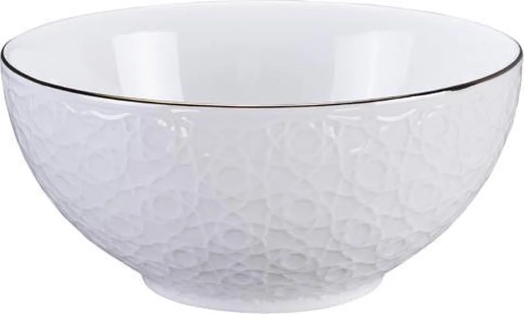 Tokyo Design Studio Nippon White Gold Rim Kom 15x7cm 550ml