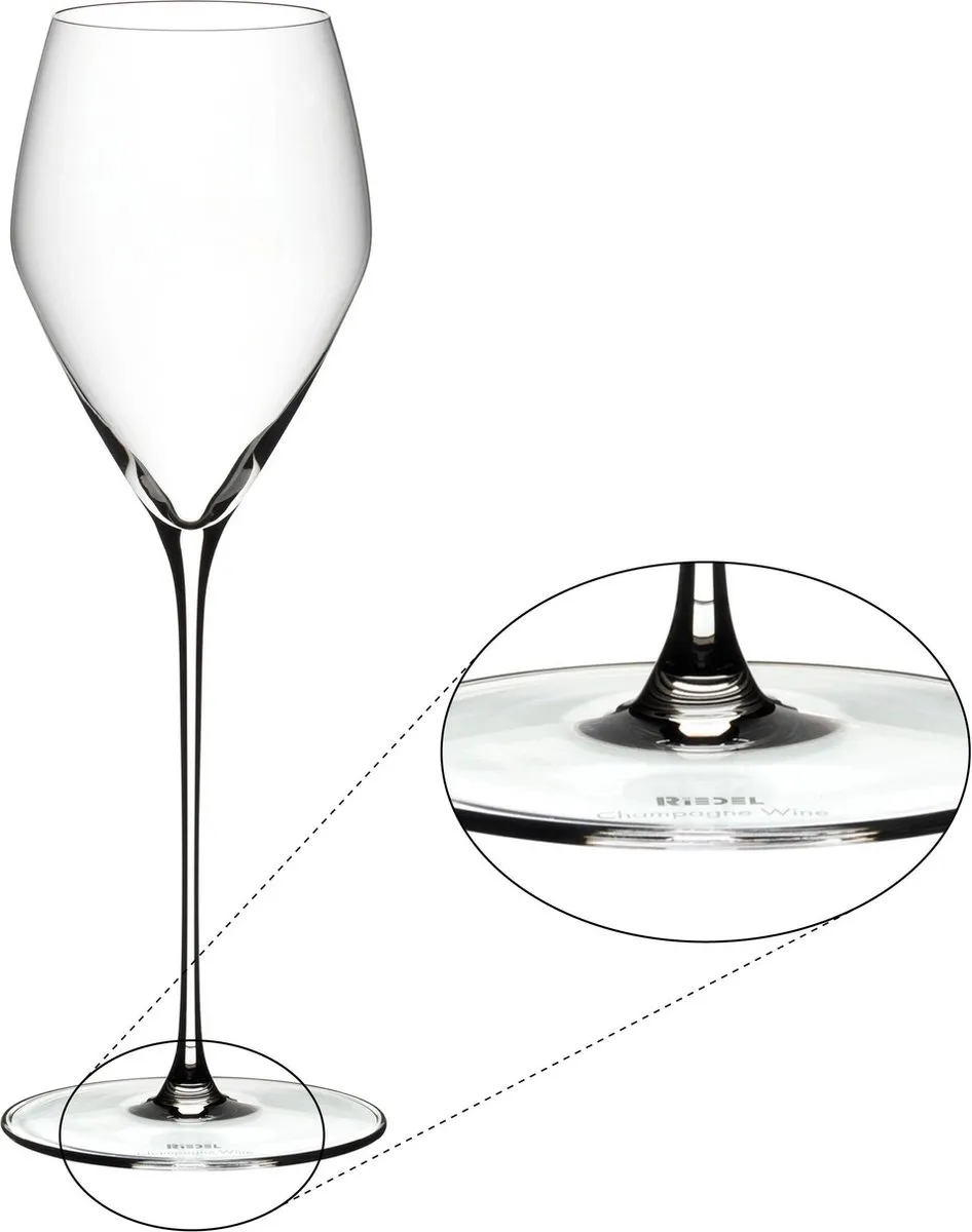 Riedel Veloce Champagneglazen 327ml - 2 Stuks
