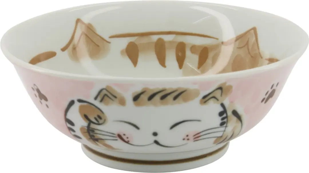 Tokyo Design Studio Kawaii Roze Kom Neko Kat - 500ml - afbeelding 6 van 6