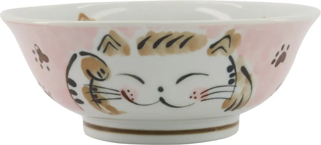 Tokyo Design Studio Kawaii Roze Kom Neko Kat - 500ml