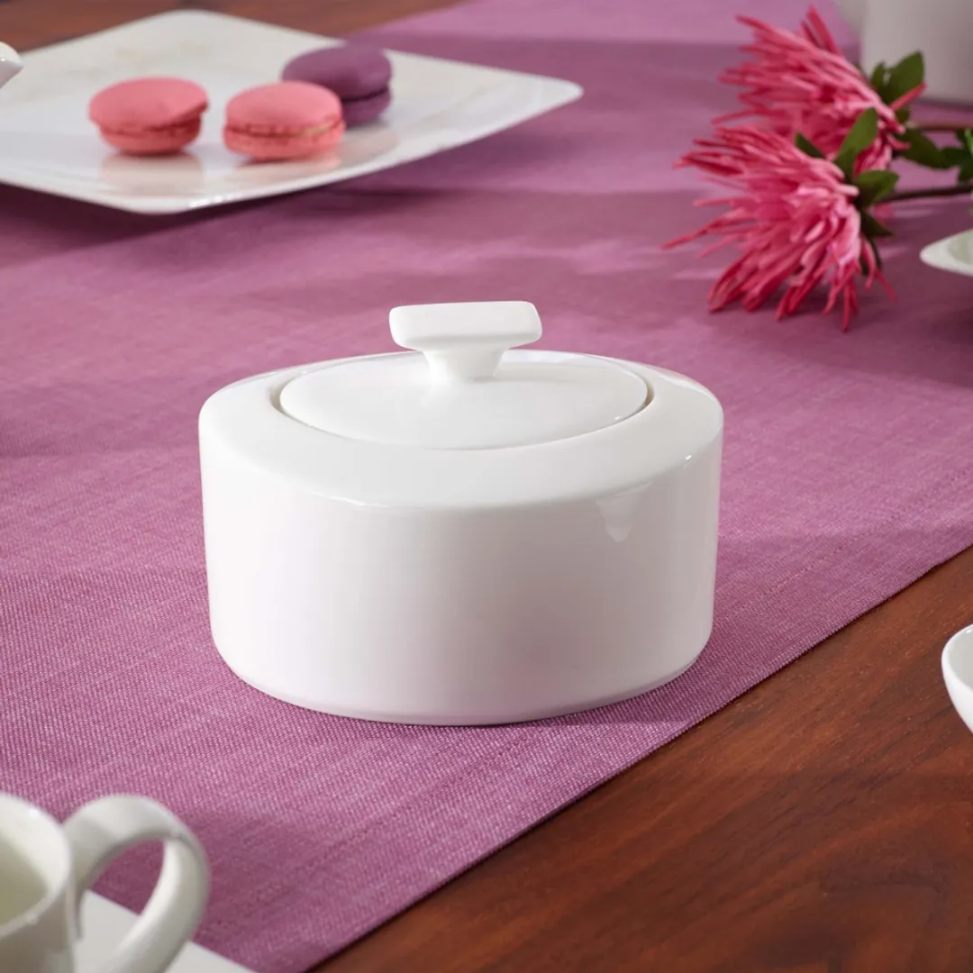 Villeroy & Boch Modern Grace Suikerpot 0,33L - wit-gekleurd - afbeelding 4 van 6