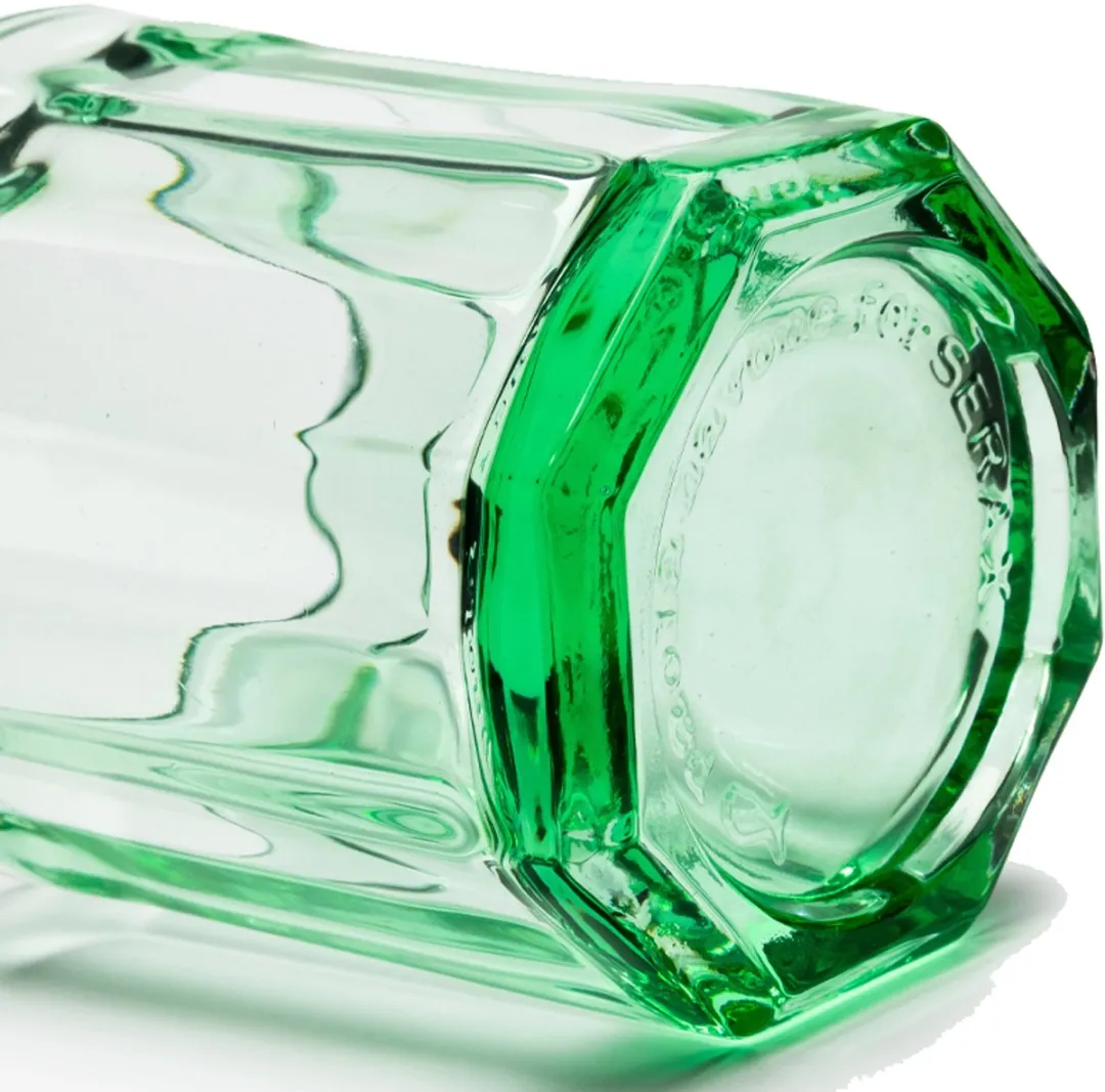Serax Fish & Fish Glas 22cl - Groen - 4 Stuks