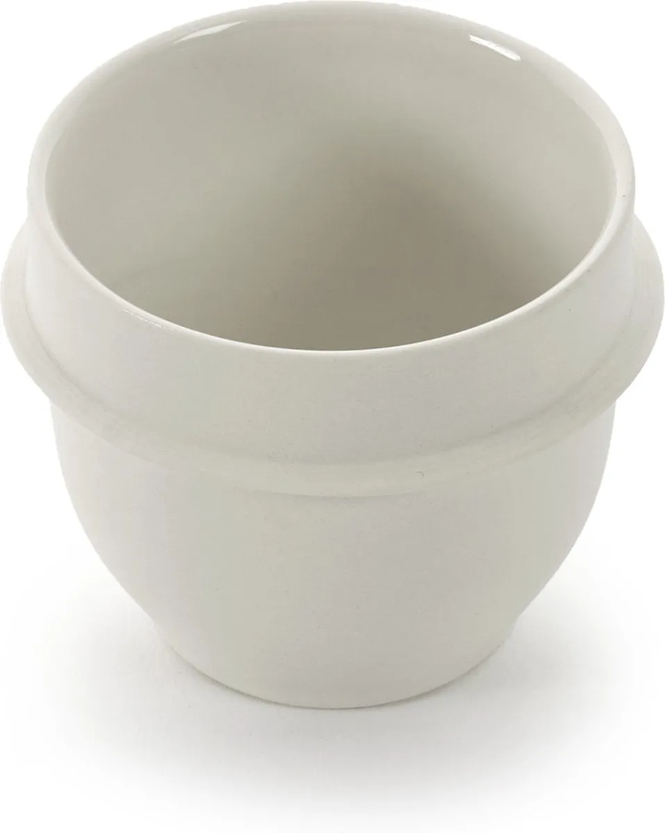 Serax Dune Espressokop & Schotel Set - 2 Stuks - Wit