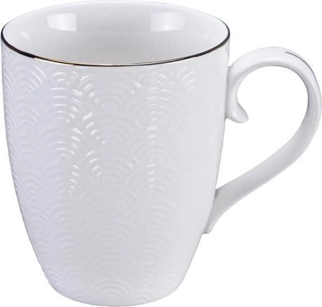 Tokyo Design Studio Nippon White Goude Rand Mok Theekop 380ml