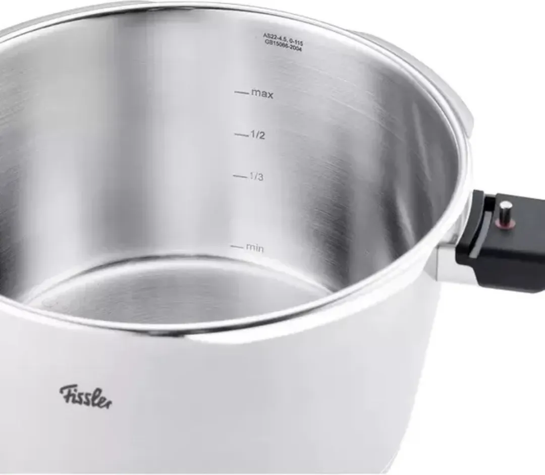 Fissler Vitaquick Premium Snelkookpan 8L - Zilver