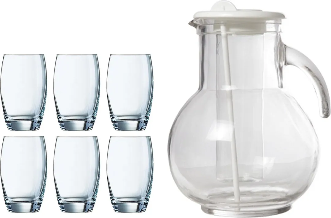 Arcoroc Salto Waterglazen Set 7 Stuks 350ml