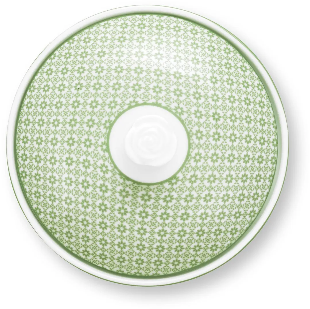 Pip Studio Lily & Lotus Suikerpot 300ml - Lichtgroen - Porselein