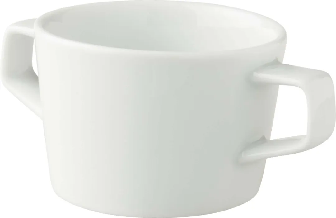 Palmer White Delight Soepkommen met Oor 6 Stuks - 300ml - Wit