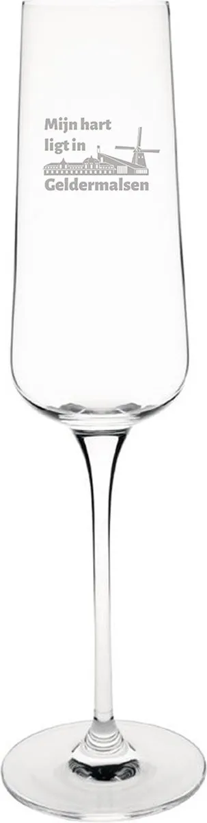 Olympia Gegraveerd Champagneglas Geldermalsen 27cl