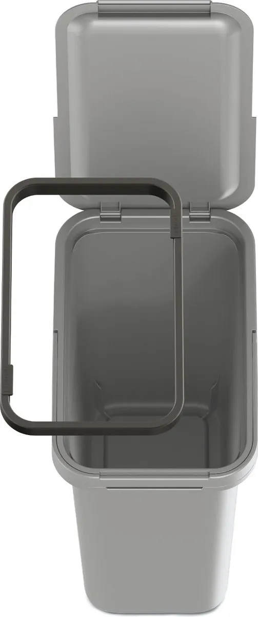 Prosperplast Keden Afvalbak 12L - Grijs