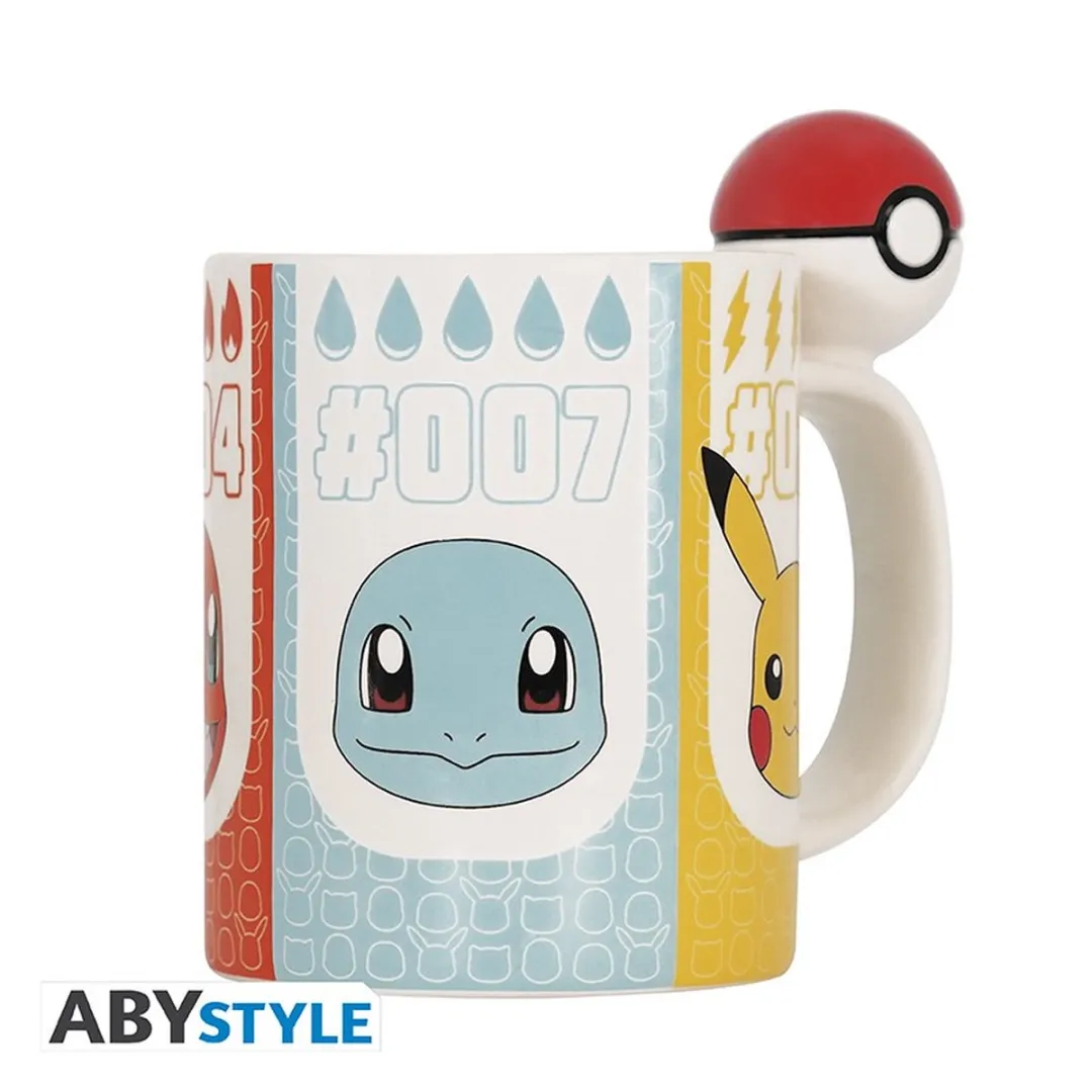 Pokémon Pokeball 3D Mok - Multicolor